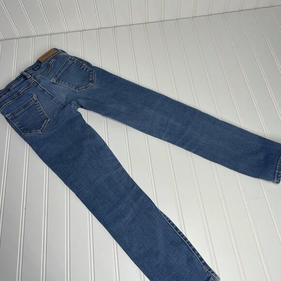 Scotch & Soda Girls Blue Straight Leg Stretchable Jeans Size 8 - Picture 7 of 9
